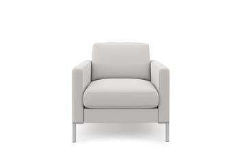 Fabry Lenestol Hvit - Queer Eye - Møbler - Stoler - Lenestoler