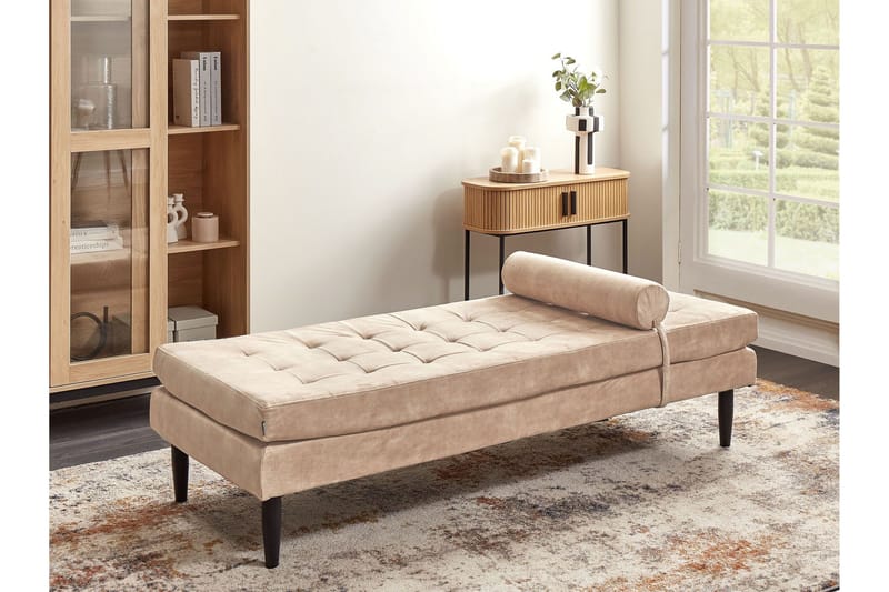 Faralov Sjeselong 73 cm - Beige/Svart - Møbler - Sofaer - Dagsenger