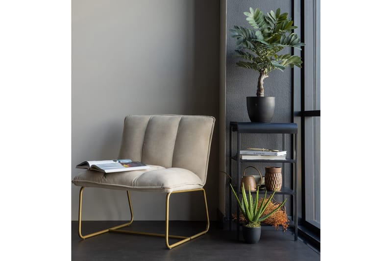 Fie Lenestol - Sand - Møbler - Stoler - Lenestoler