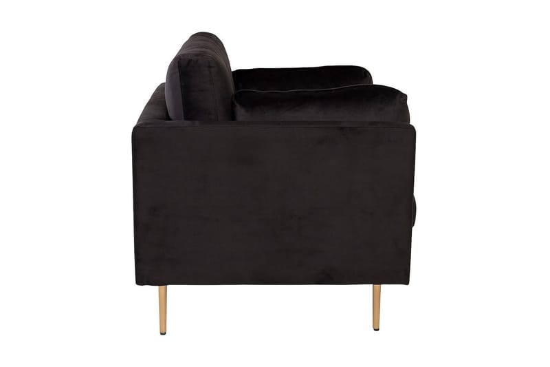 Boom Fløyelslenestol - Svart - Møbler - Stoler - Lenestoler