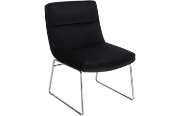 Castlegar Loungelenestol - Svart - Møbler - Stoler - Lenestoler