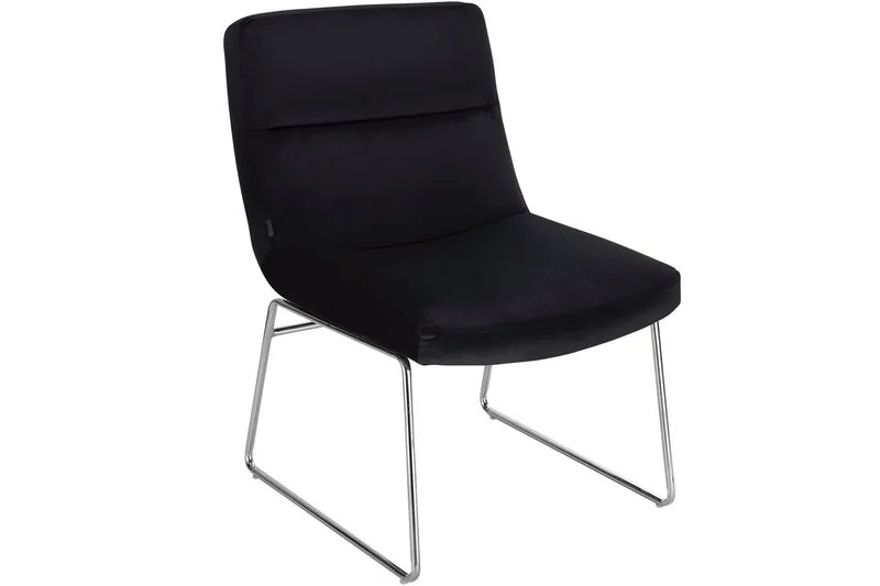 Castlegar Loungelenestol - Svart - Møbler - Stoler - Lenestoler