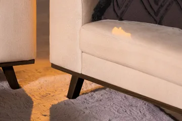 Copenhagen Lenestol - Beige - Møbler - Stoler - Lenestoler - Fløyelslenestol