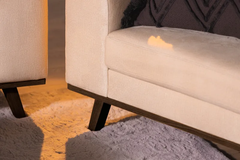 Copenhagen Lenestol - Beige - Møbler - Stoler - Lenestoler - Fløyelslenestol