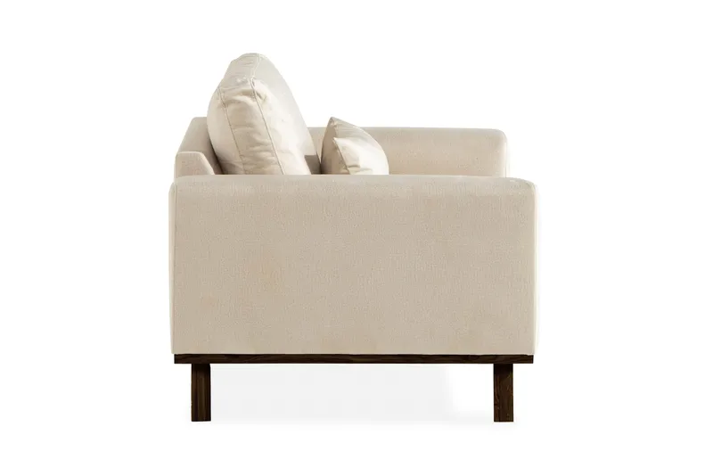 Copenhagen Lenestol - Beige - Møbler - Stoler - Lenestoler - Fløyelslenestol