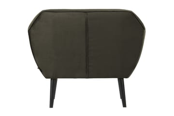 Corollos Fløyelslenestol - Varm Grønn - Møbler - Stoler - Lenestoler - Fløyelslenestol