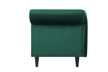 Espie Sjeselong Høyre Fløyel - Grønn - Møbler - Stoler - Lenestoler - Fløyelslenestol