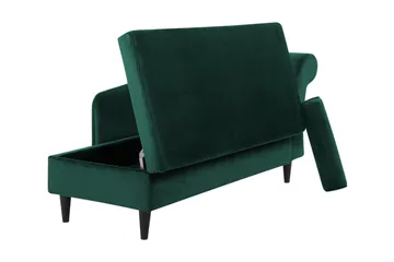 Espie Sjeselong Høyre Fløyel - Grønn - Møbler - Stoler - Lenestoler - Fløyelslenestol