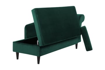 Espie Sjeselong Høyre Fløyel - Grønn - Møbler - Stoler - Lenestoler - Fløyelslenestol
