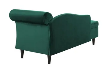Espie Sjeselong Høyre Fløyel - Grønn - Møbler - Stoler - Lenestoler - Fløyelslenestol