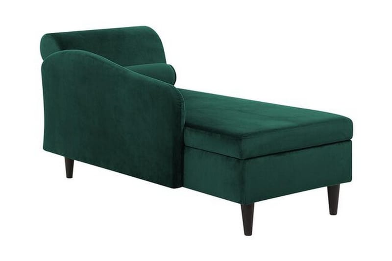 Espie Sjeselong Høyre Fløyel - Grønn - Møbler - Stoler - Lenestoler - Fløyelslenestol