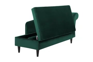 Espie Sjeselong Høyre Fløyel - Grønn - Møbler - Stoler - Lenestoler - Fløyelslenestol