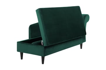 Espie Sjeselong Høyre Fløyel - Grønn - Møbler - Stoler - Lenestoler - Fløyelslenestol