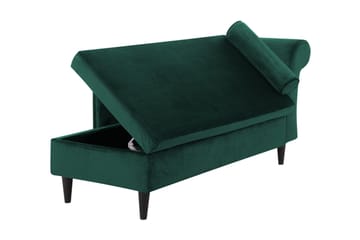 Espie Sjeselong Høyre Fløyel - Grønn - Møbler - Stoler - Lenestoler - Fløyelslenestol