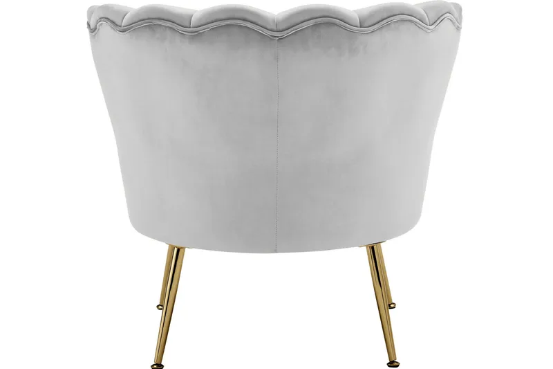 Fållinge Loungelenestol - Grå - Møbler - Stoler - Lenestoler - Fløyelslenestol