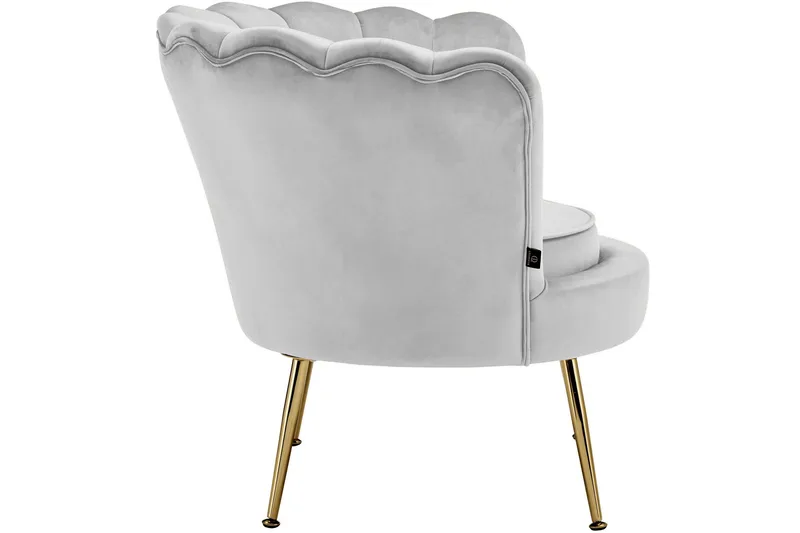 Fållinge Loungelenestol - Grå - Møbler - Stoler - Lenestoler - Fløyelslenestol