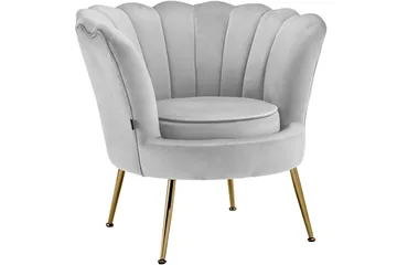 Fållinge Loungelenestol - Grå - Møbler - Stoler - Lenestoler