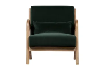 Highly Fløyelslenestol - Grønn - Møbler - Stoler - Lenestoler