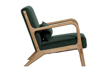 Highly Fløyelslenestol - Grønn - Møbler - Stoler - Lenestoler