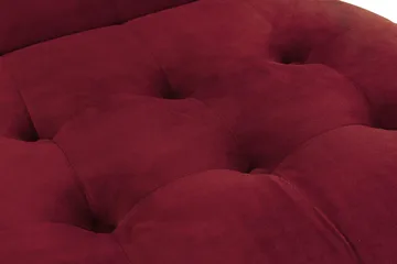 Lenestol Treni Rød/Svart - Rød/Svart - Møbler - Stoler - Lenestoler - Fløyelslenestol