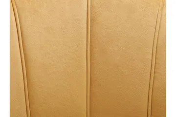 Sarannell Fløyelslenestol - Gul - Møbler - Stoler - Lenestoler