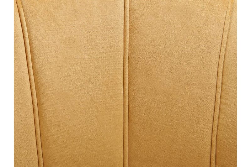 Sarannell Fløyelslenestol - Gul - Møbler - Stoler - Lenestoler