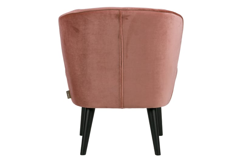 Serra Fløyelslenestol - Rosa - Møbler - Stoler - Lenestoler - Lenestol uten armlene