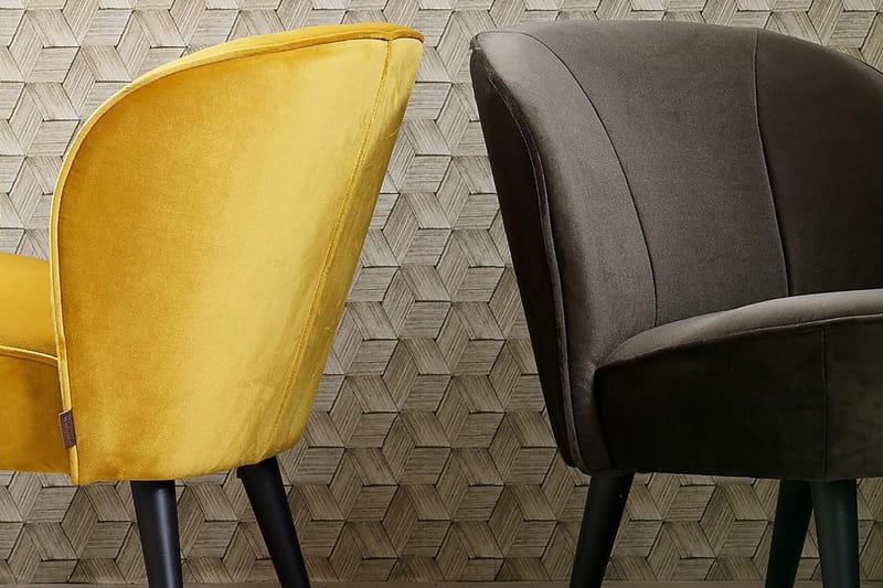 Serra Lenestol - Oker - Møbler - Stoler - Lenestoler - Fløyelslenestol