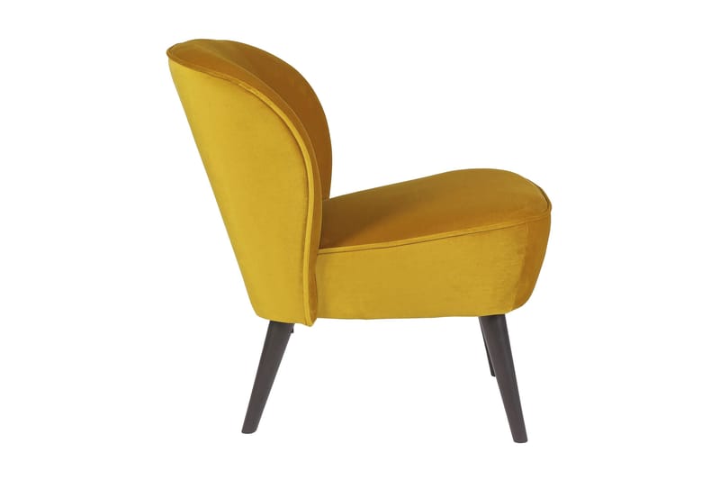 Serra Lenestol - Oker - Møbler - Stoler - Lenestoler - Fløyelslenestol