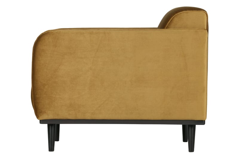 Statement Fløyelslenestol - Honninggul - Møbler - Stoler - Lenestoler