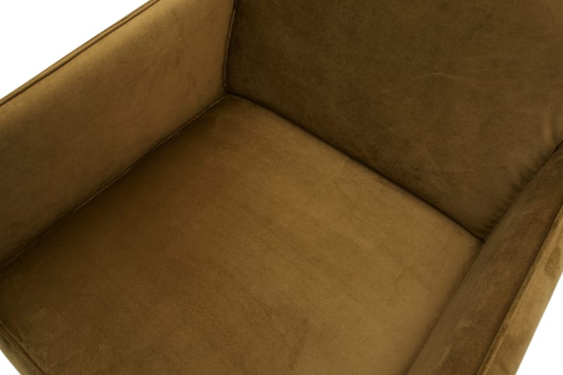 Statement Fløyelslenestol - Honninggul - Møbler - Stoler - Lenestoler