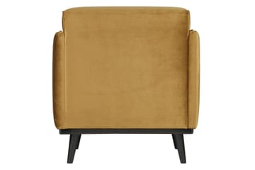 Statement Fløyelslenestol - Honninggul - Møbler - Stoler - Lenestoler