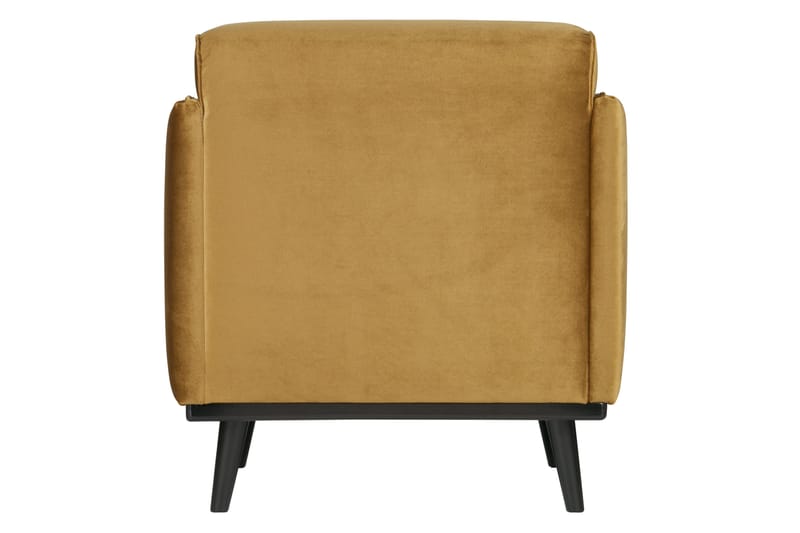 Statement Fløyelslenestol - Honninggul - Møbler - Stoler - Lenestoler