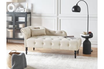 Frostorp Sjeselong 152 cm - Beige/Svart - Møbler - Stoler - Lenestoler - Liggestol