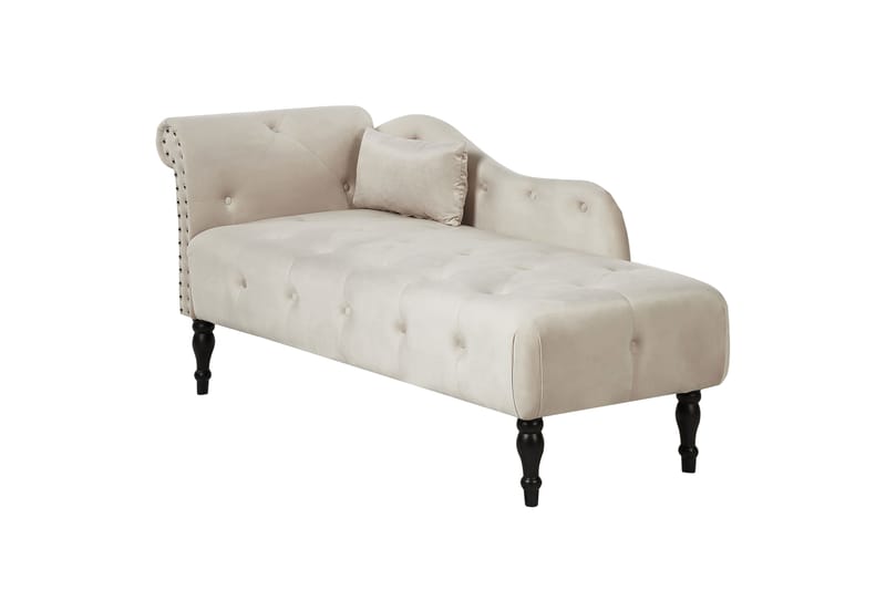 Frostorp Sjeselong 152 cm - Beige/Svart - Møbler - Stoler - Lenestoler - Liggestol