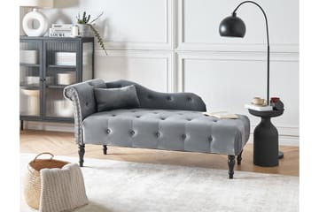 Frostorp Sjeselong 152 cm - Svart/Grå - Møbler - Stoler - Lenestoler - Liggestol