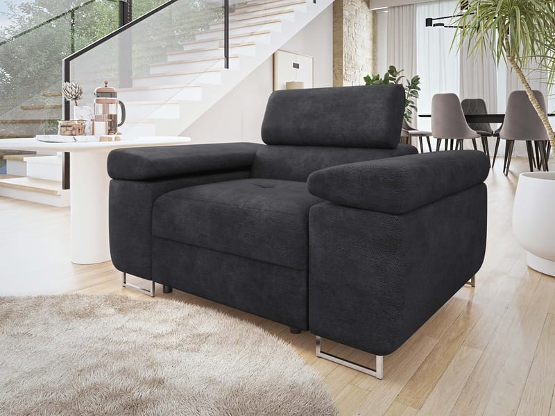 Gabina Lenestol - svart - Møbler - Stoler - Lenestoler