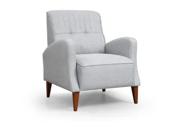 Heiss Lenestol med Armlene - Grå - Møbler - Stoler - Lenestoler