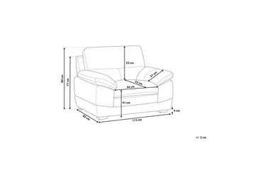 Horten Lenestol - Brun - Møbler - Stoler - Lenestoler