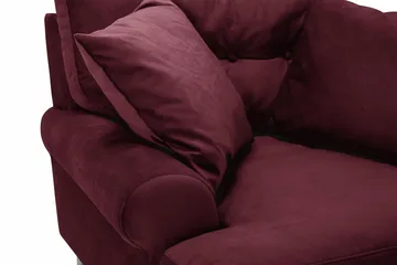 Andrew Fløyelslenestol - Lilla/Messing - Møbler - Stoler - Lenestoler - Fløyelslenestol