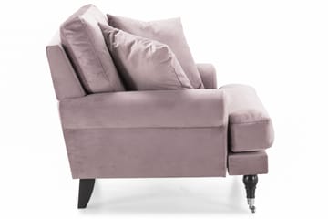 Andrew Lenestol Fløyel - Lilla/Krom - Møbler - Stoler - Lenestoler - Fløyelslenestol