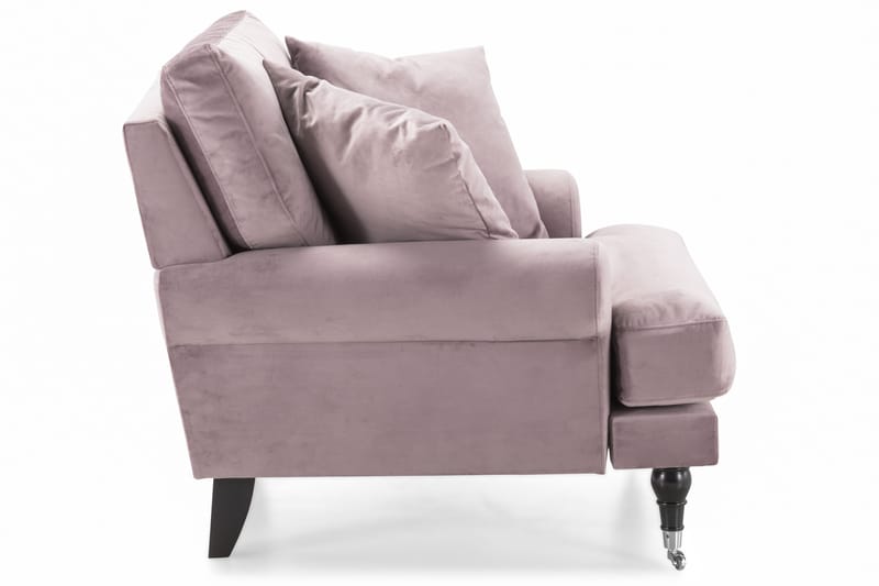 Andrew Lenestol Fløyel - Lilla/Krom - Møbler - Stoler - Lenestoler - Fløyelslenestol