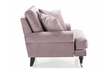 Andrew Lenestol Fløyel - Lilla/Messing - Møbler - Stoler - Lenestoler - Fløyelslenestol