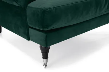 Andrew Lenestol Fløyel - Mørkegrønn/Krom - Møbler - Stoler - Lenestoler - Fløyelslenestol