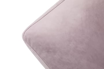 Andrew Lenestol med Fotskammel Fløyel - Lilla/Krom - Møbler - Stoler - Lenestoler - Fløyelslenestol