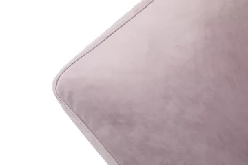 Andrew Lenestol med Fotskammel Fløyel - Lilla/Messing - Møbler - Stoler - Lenestoler - Fløyelslenestol