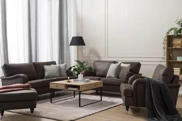 Howard Classic Lenestol Kunstlær - Vintage Brun - Møbler - Stoler - Lenestoler - Howard lenestol