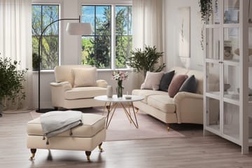 Howard Luksus Lenestol 92 cm - Beige - Møbler - Stoler - Lenestoler - Howard lenestol