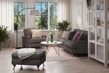 Howard Lyx Lenestol - Mørkegrå - Møbler - Stoler - Lenestoler - Howard lenestol