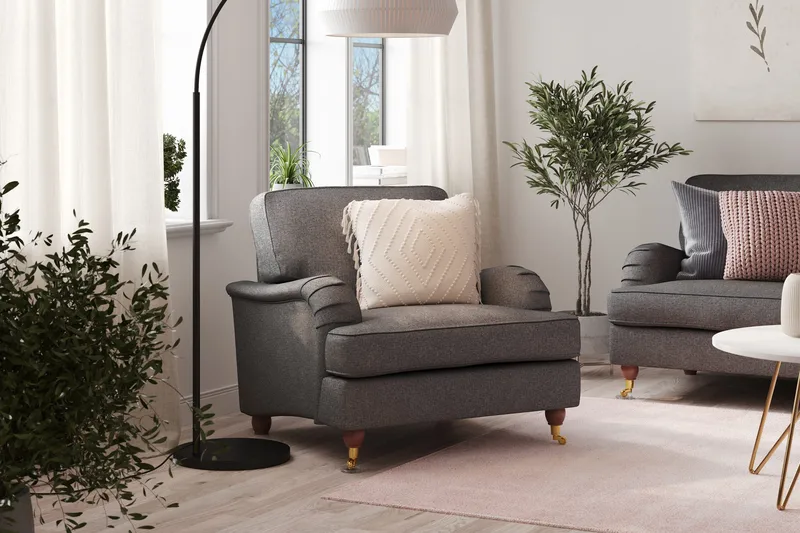 Howard Lyx Lenestol - Mørkegrå - Møbler - Stoler - Lenestoler - Howard lenestol